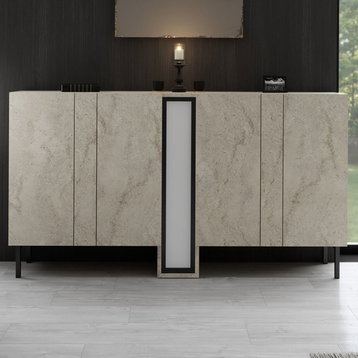 Hanah Home Consola Nova - Travertino